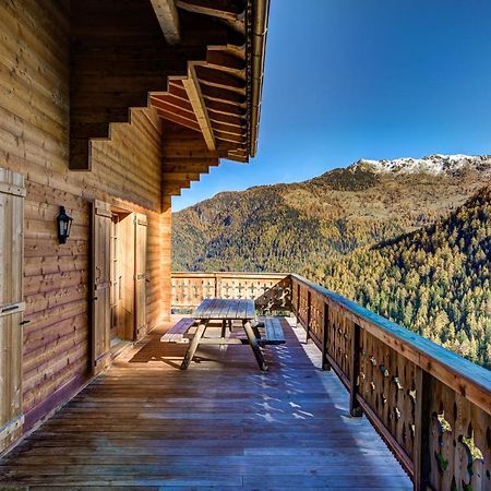 Chalet Le Chapeau La Tzoumaz Exteriér fotografie