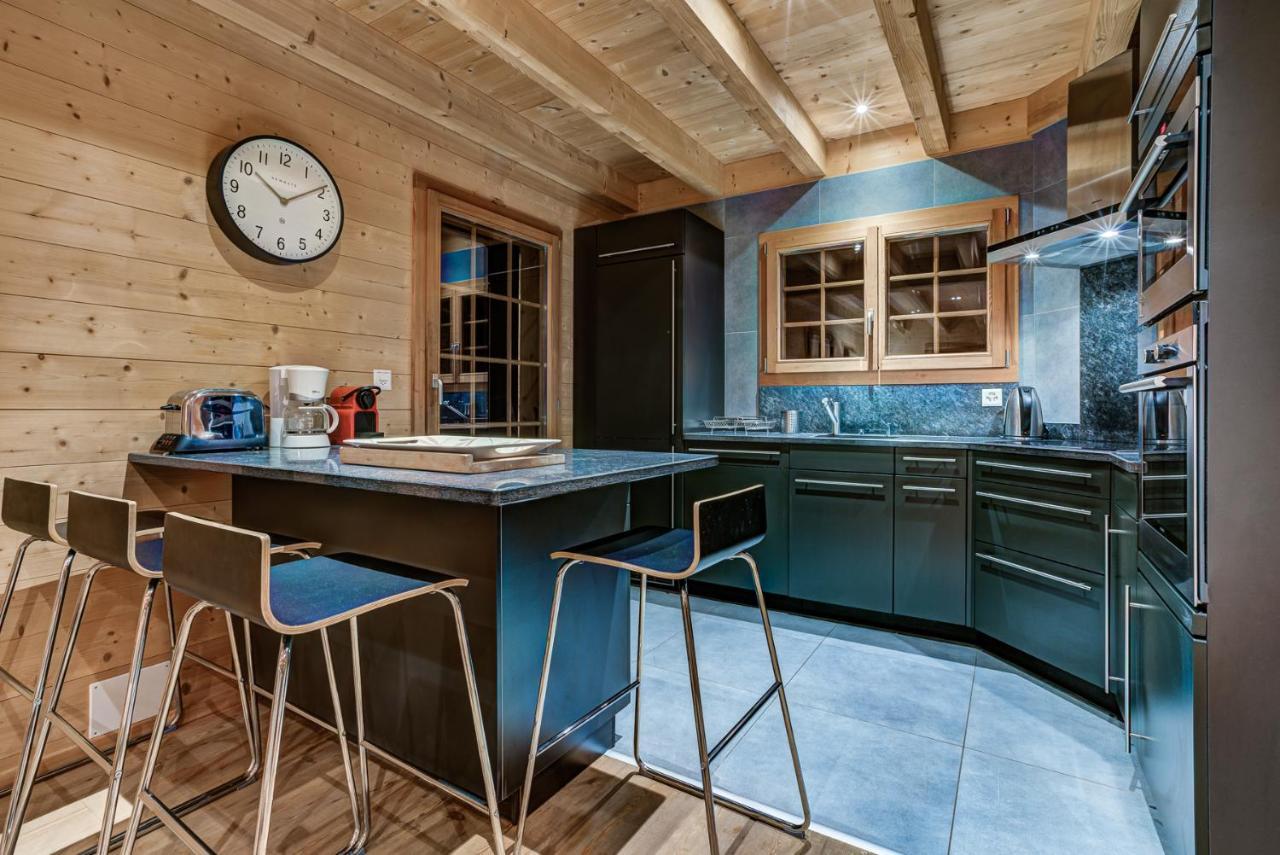 Chalet Le Chapeau La Tzoumaz Exteriér fotografie