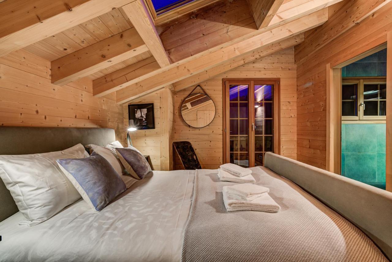 Chalet Le Chapeau La Tzoumaz Exteriér fotografie